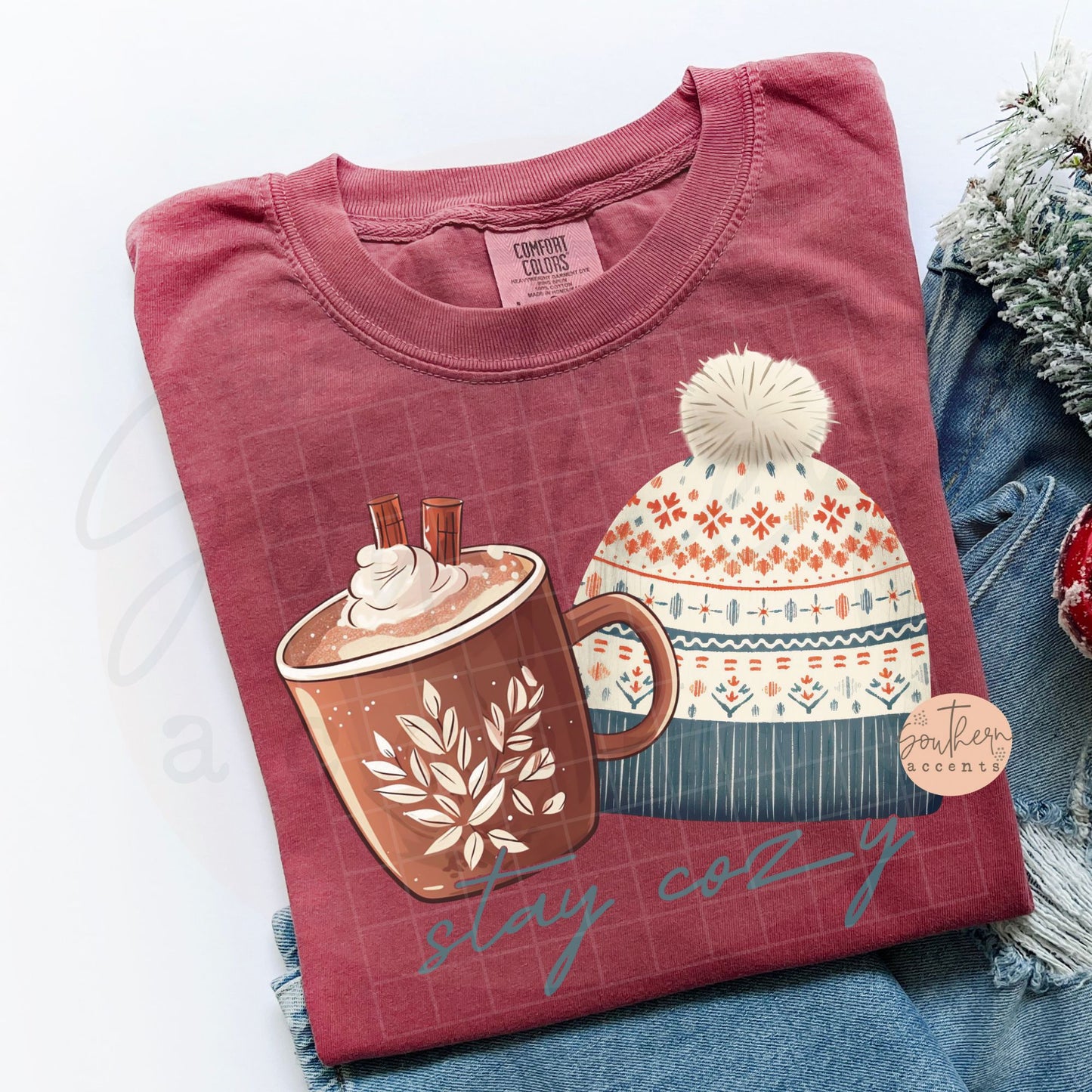 Stay Cozy PNG Digital Download