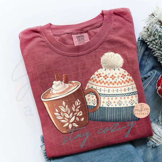 Stay Cozy PNG Digital Download