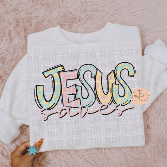 Jesus Saves PNG Digital Download