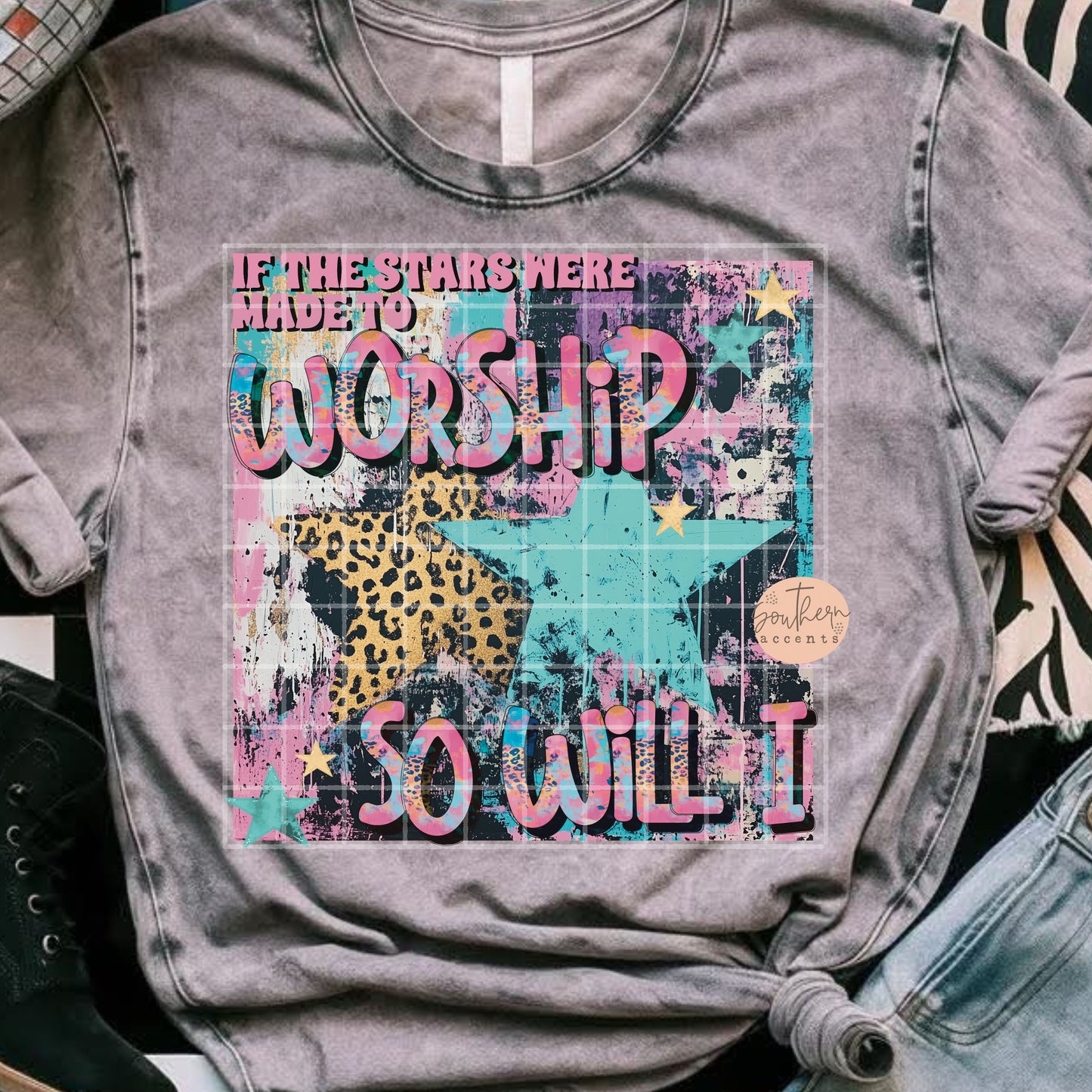 If The Stars Were Made to Worship PNG Digital Download