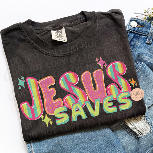 Jesus Saves PNG Digital Download