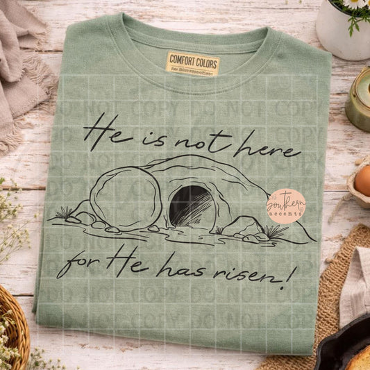 He Has Risen PNG Digital Download