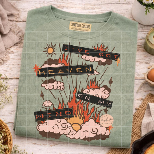 I've Got Heaven on My Mind PNG Digital Download