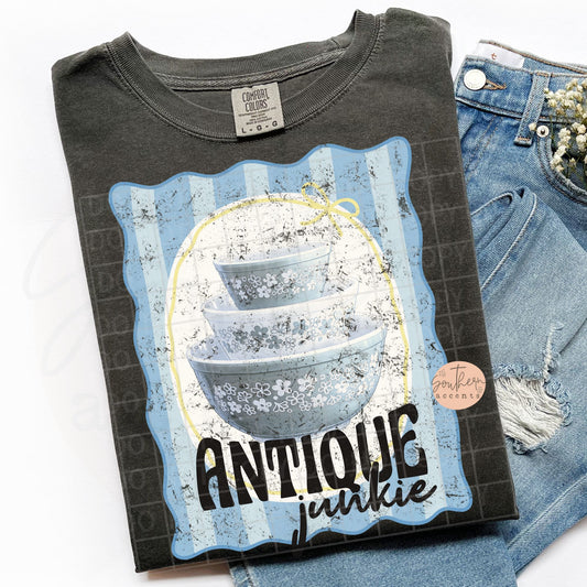 Antique Junkie *Clean & Distressed* PNG Digital Download