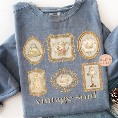 Vintage Soul PNG Digital Download