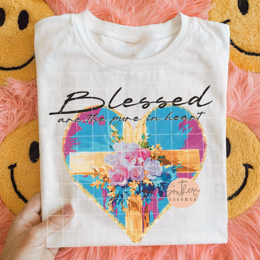 Blessed Are the Pure in Heart PNG Digital Download