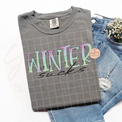 Winter Sucks PNG Digital Download