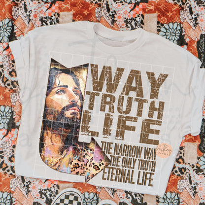Way Truth Life PNG Digital Download