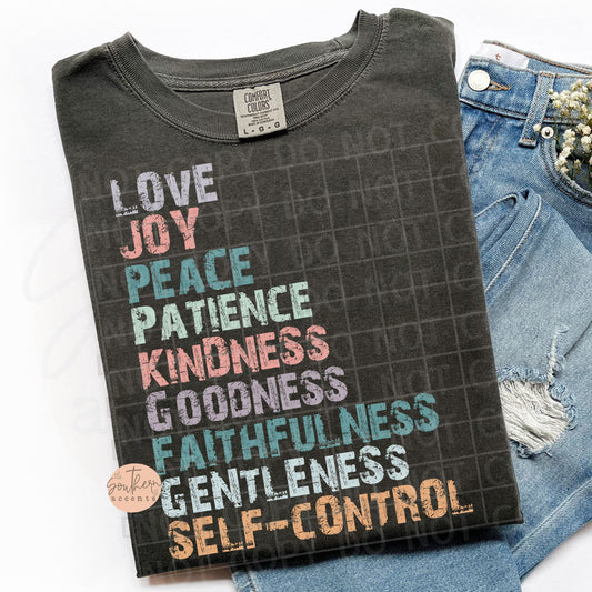 Love Joy Peace Stacked PNG Digital Download