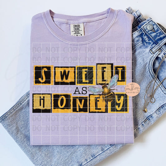 Sweet As Honey PNG Digital Download