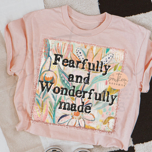 Fearfully & Wonderfully Made PNG Digital Download