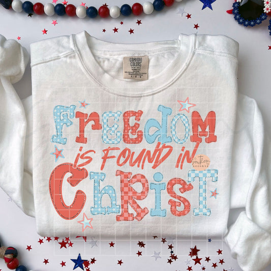 Freedom in Found in Christ PNG Digital Download