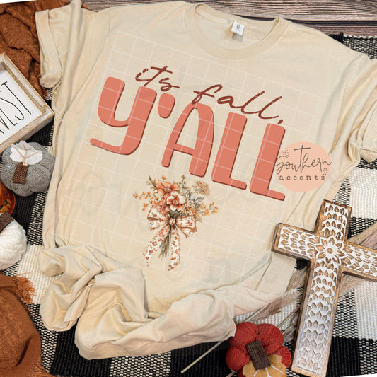 It's Fall Y'all PNG Digital Download