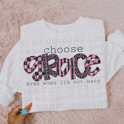 Choose Grace PNG Digital Download
