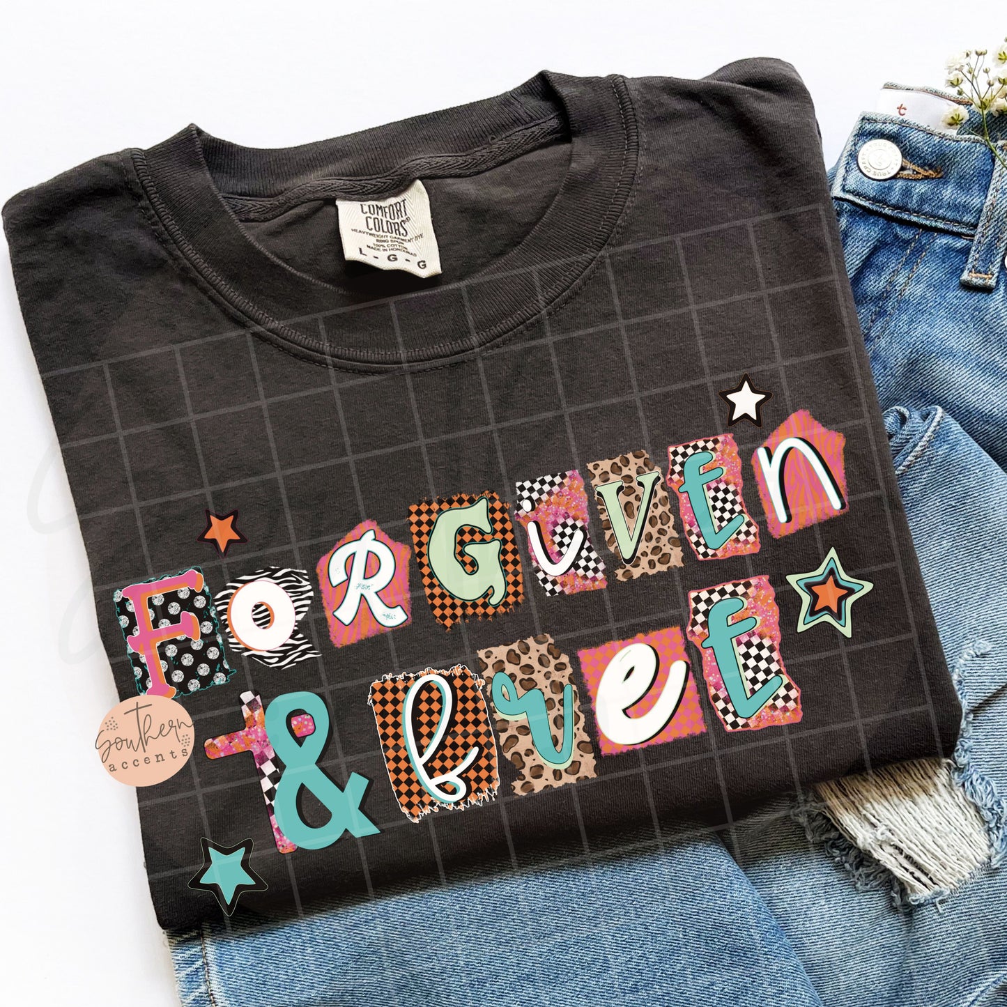 Forgiven and Free PNG Digital Download