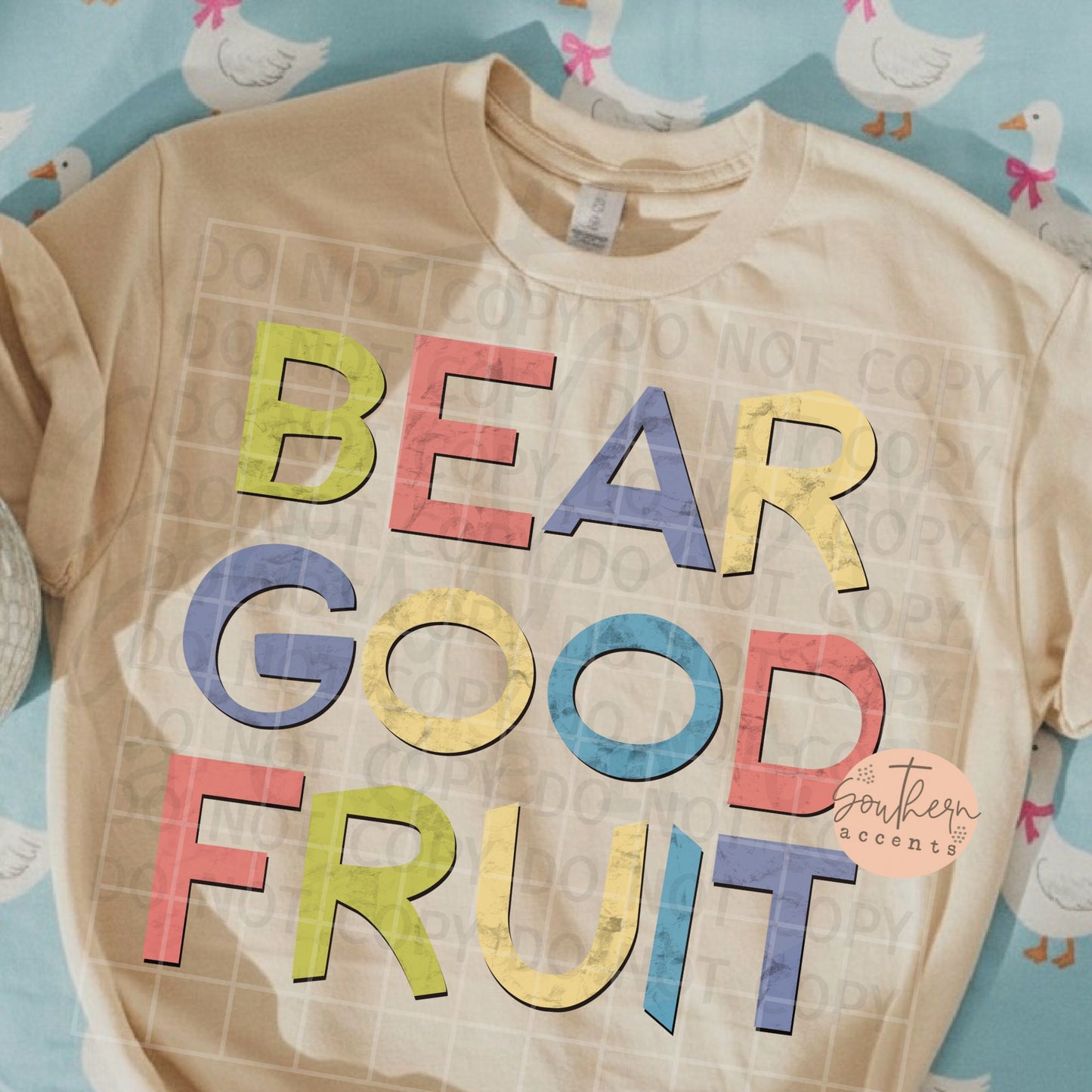 Bear Good Fruit PNG Digital Download