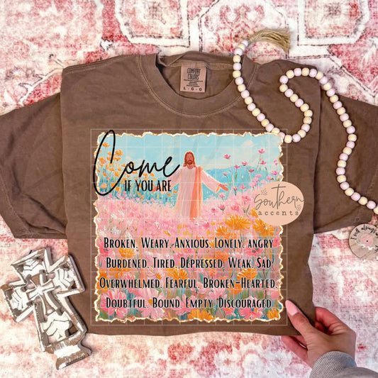 Come to Jesus PNG Digital Download