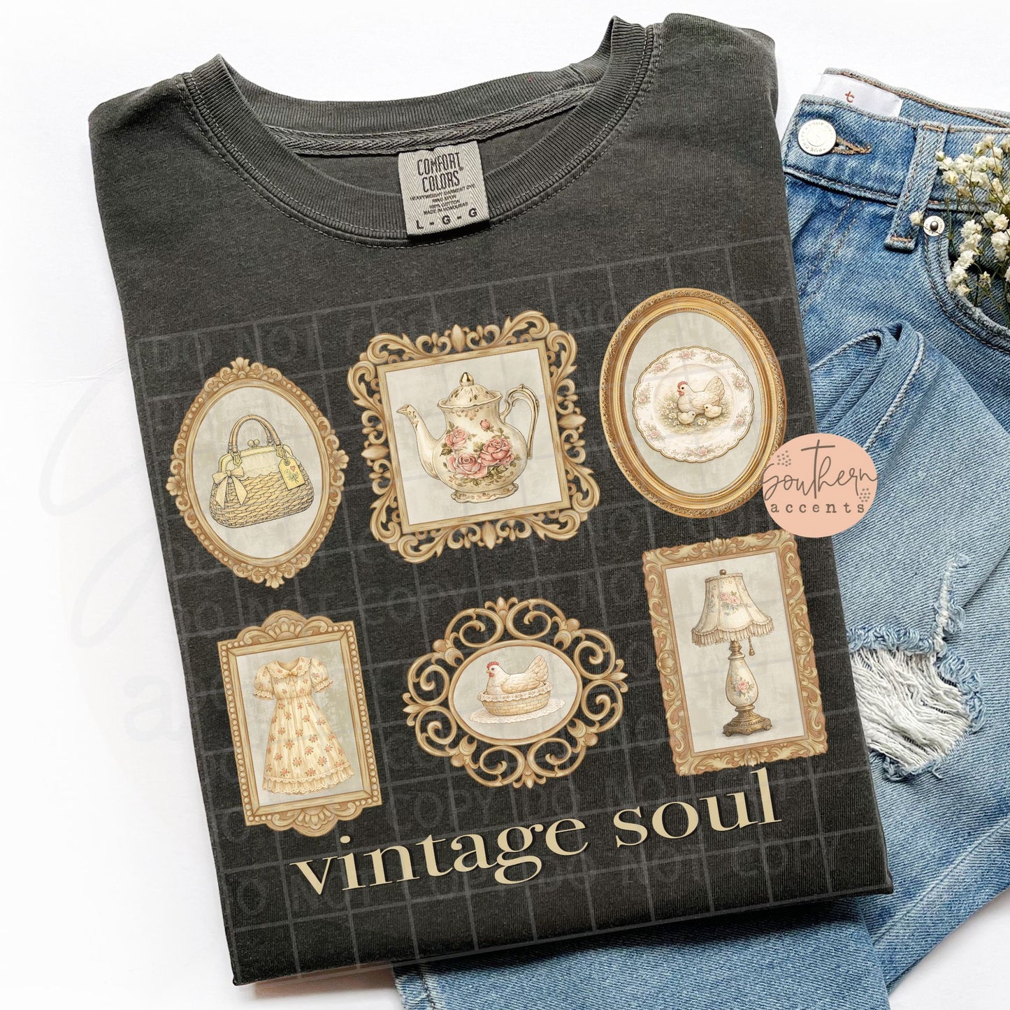 Vintage Soul PNG Digital Download