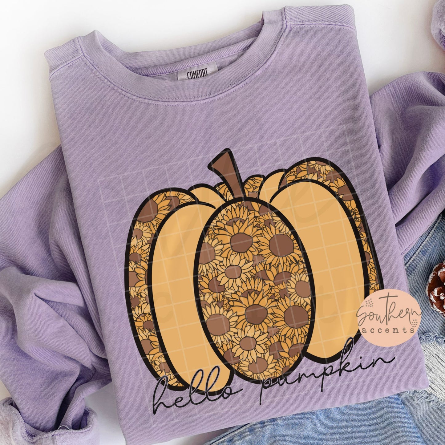 Hello Pumpkin PNG Digital Download