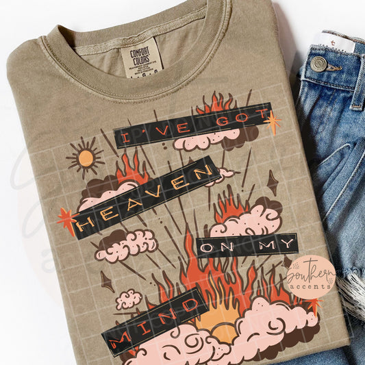 I've Got Heaven on My Mind PNG Digital Download