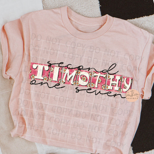 2 Timothy 1:7 PNG Digital Download