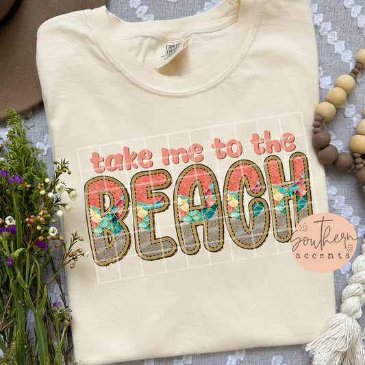 Take Me to the Beach PNG Digital Download