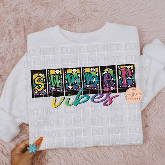 Summer Vibes PNG Digital Download