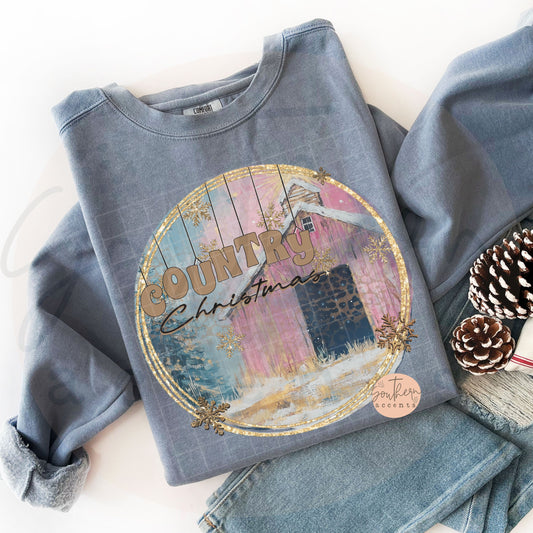 Country Christmas PNG Digital Download