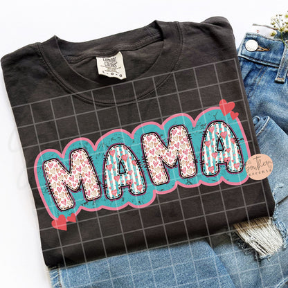 Mama Hearts BUNDLE PNG Digital Download