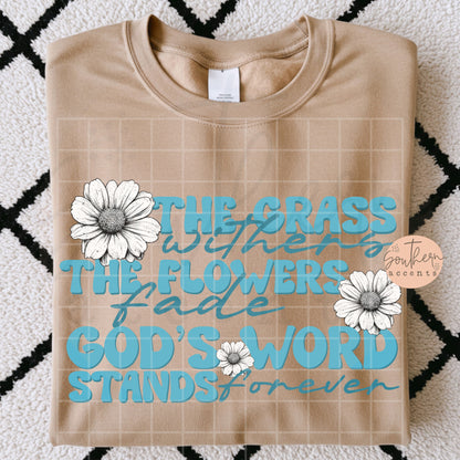 The Grass Withers PNG Digital Download