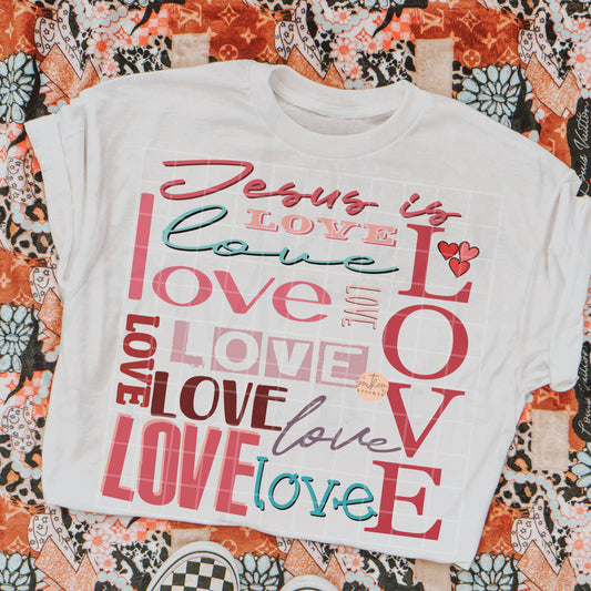 Jesus is Love PNG Digital Download