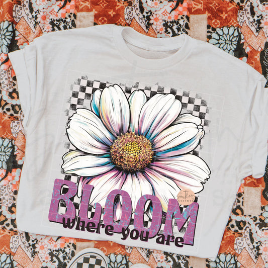 Bloom Where You Are PNG Digital Download