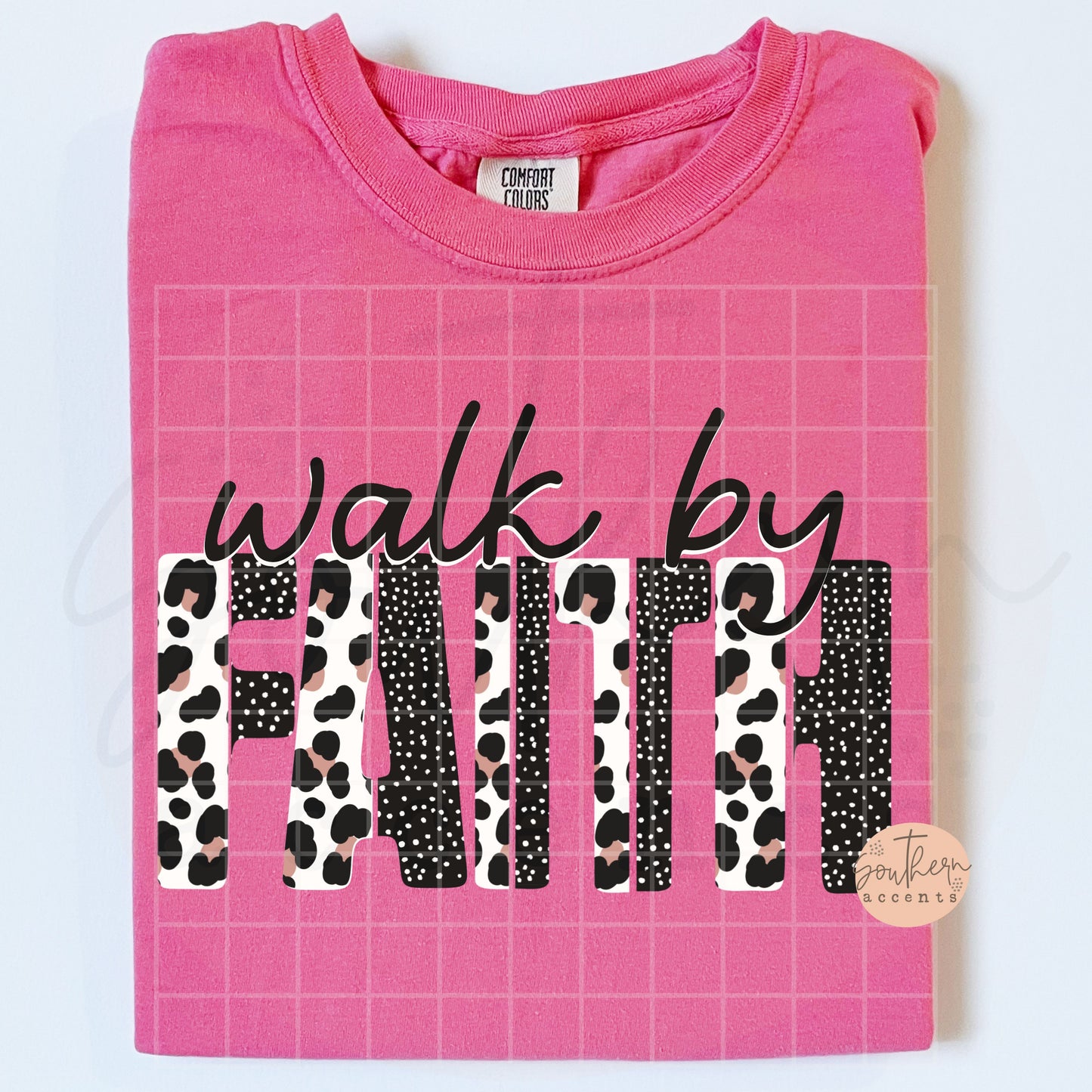 Walk By Faith PNG Digital Download