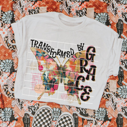 Transformed by Grace PNG Digital Download