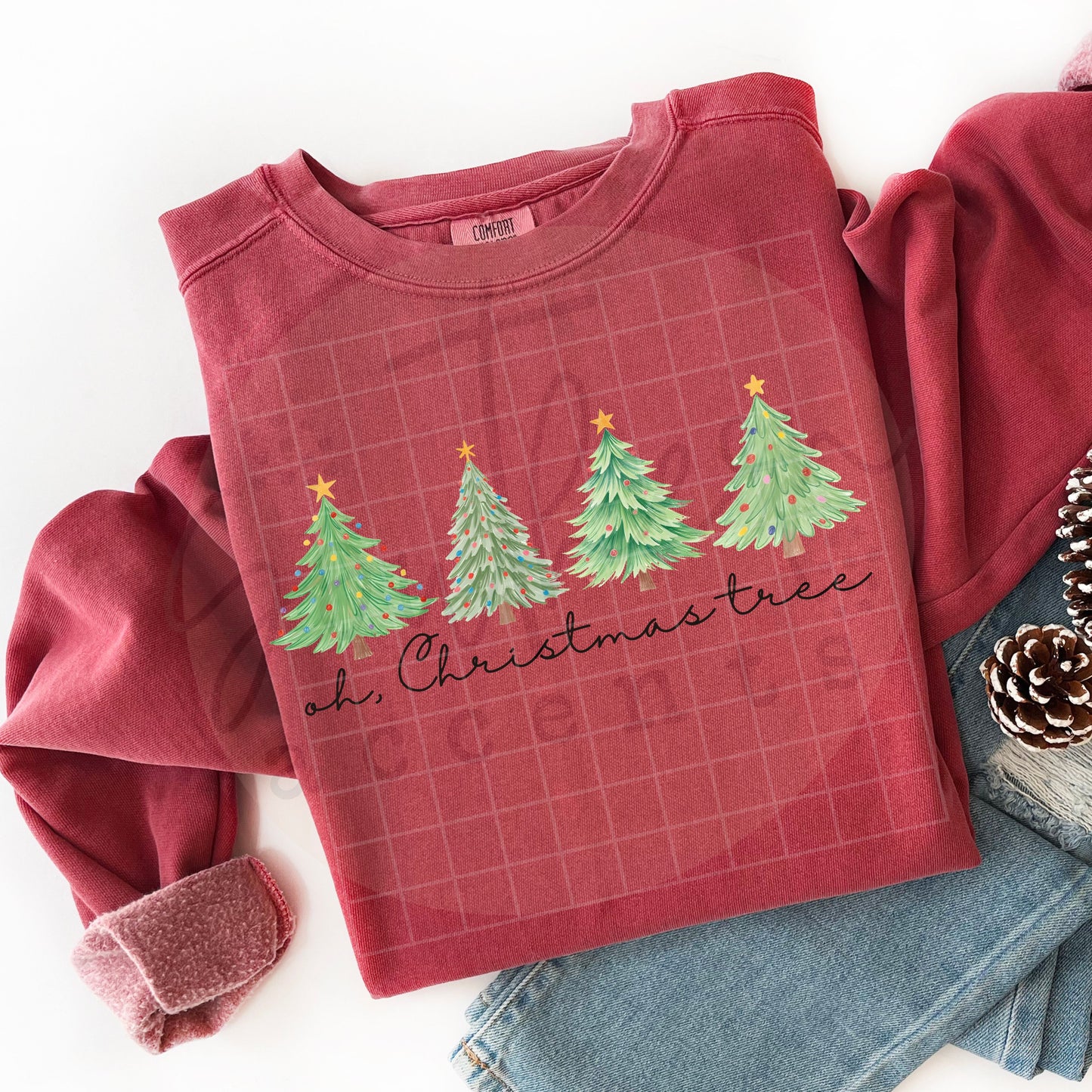 Oh Christmas Tree PNG Digital Download