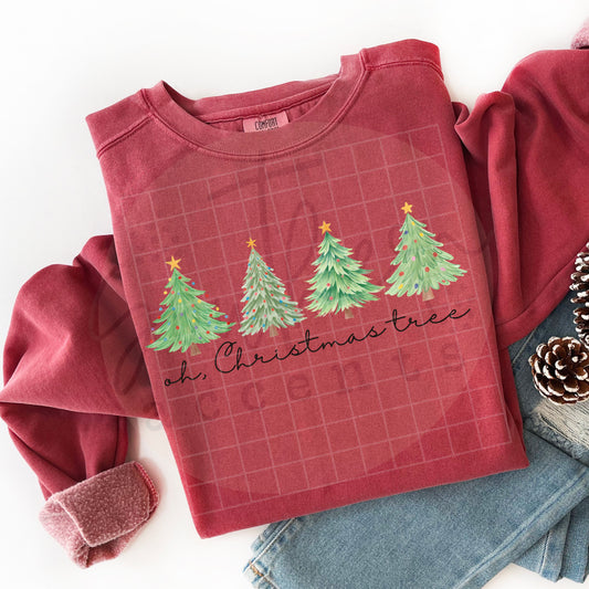 Oh Christmas Tree PNG Digital Download