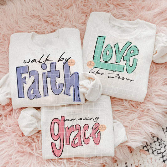 Faith Bundle (Includes 6 files) PNG Digital Download