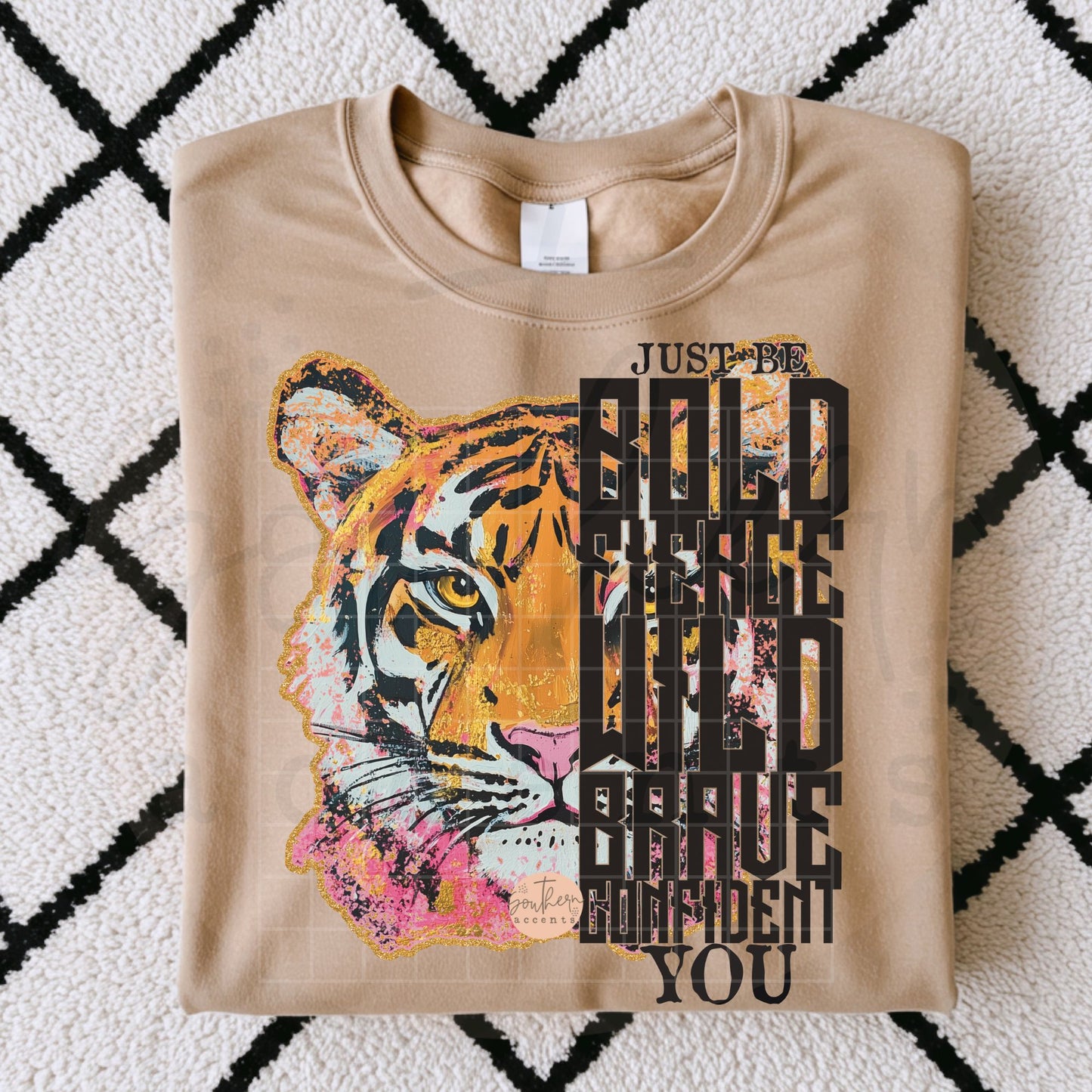 Just Be You Tiger PNG Digital Download
