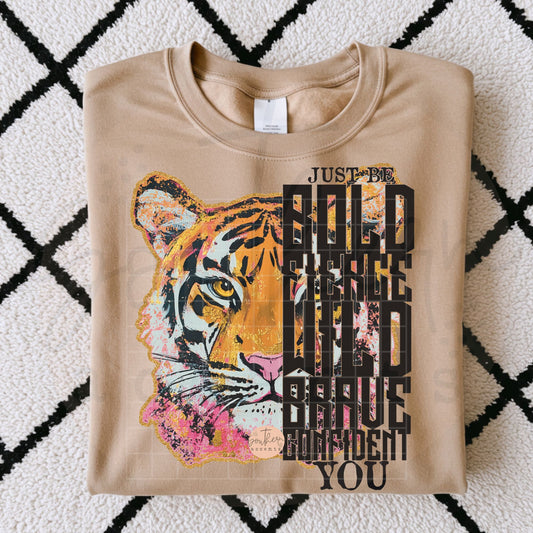 Just Be You Tiger PNG Digital Download