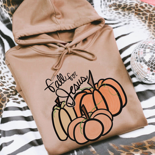 Fall For Jesus PNG Digital Download