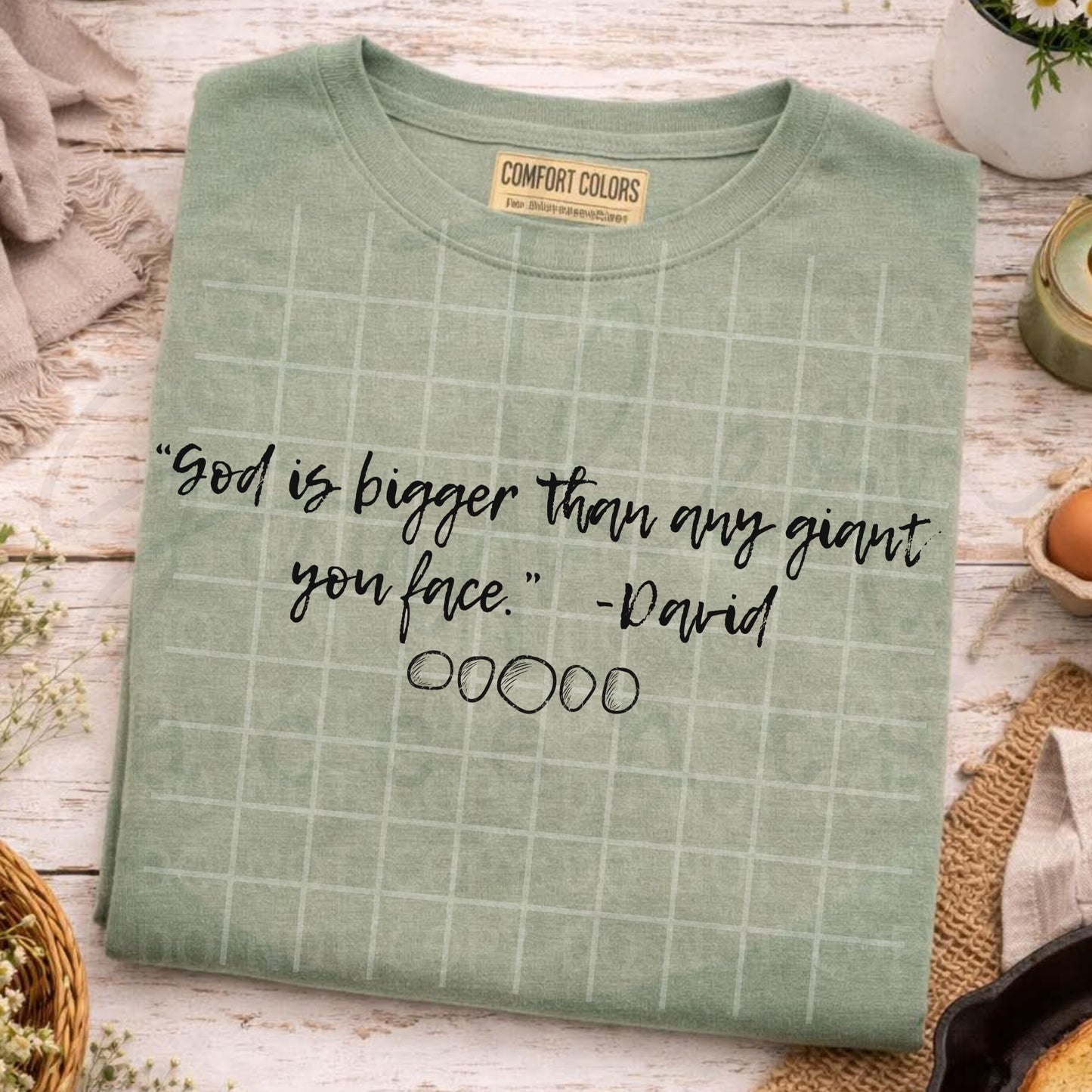 God is Bigger Than Any Giant PNG Digital Download