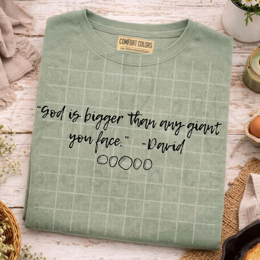 God is Bigger Than Any Giant PNG Digital Download