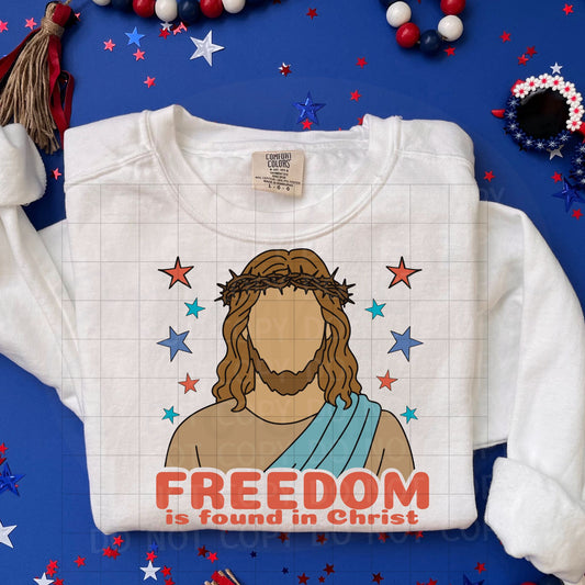 Freedom is Found in Christ PNG Digital Download
