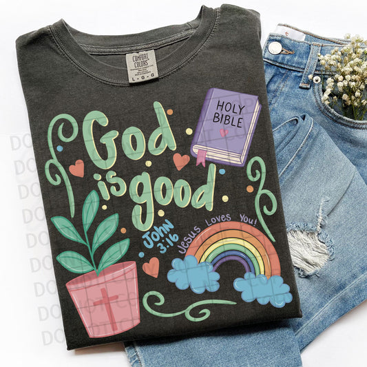 God is Good PNG Digital Download