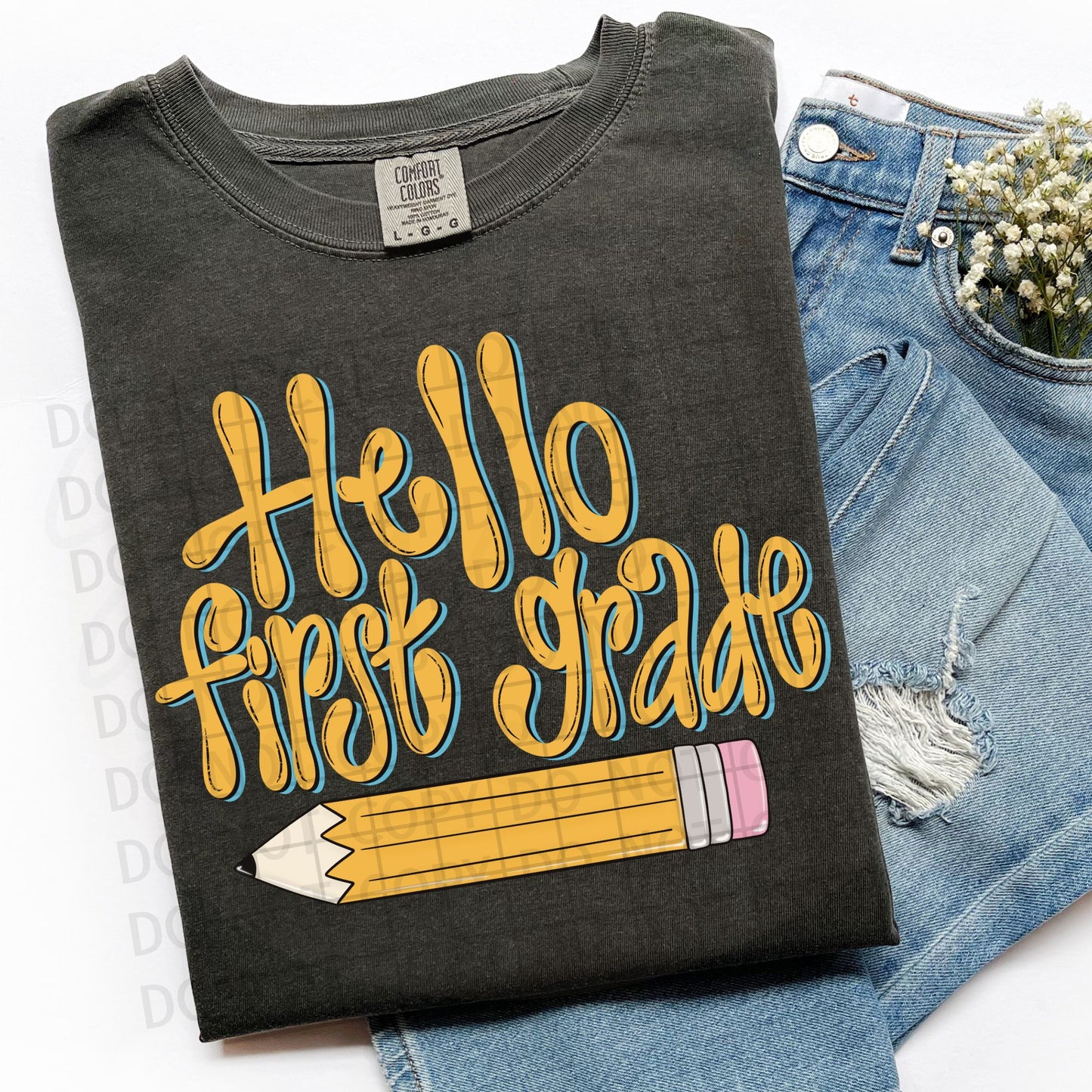 Hello Grade Back to School Bundle PNG Digital Download