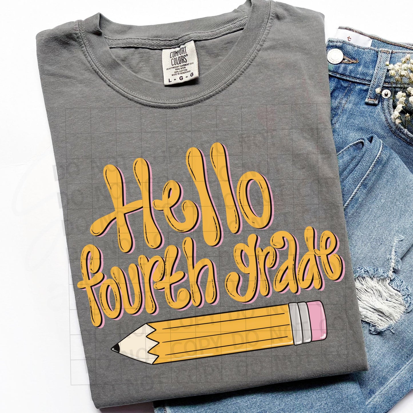 Hello Grade Back to School Bundle PNG Digital Download