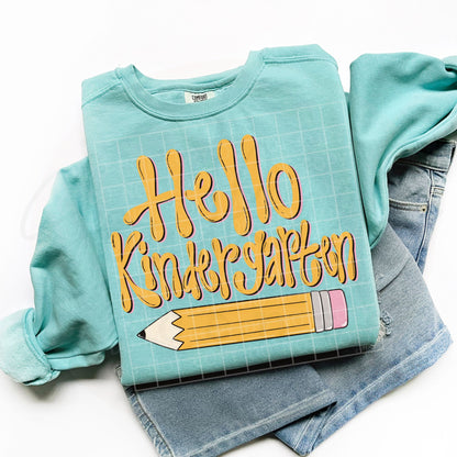 Hello Grade Back to School Bundle PNG Digital Download