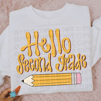 Hello Grade Back to School Bundle PNG Digital Download
