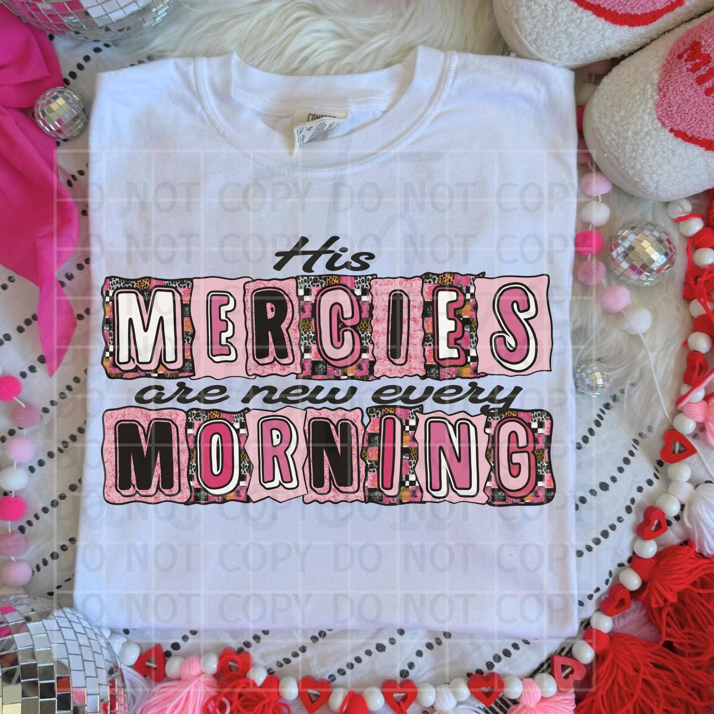 His Mercies are New PNG Digital Download
