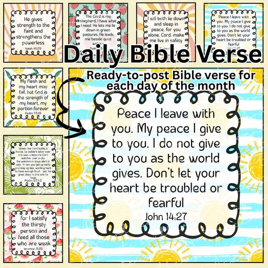 June Daily Bible Verse Bundle